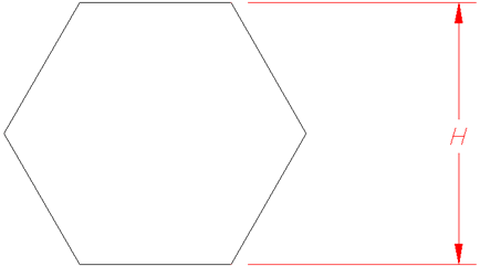 Hex Bar cross-section